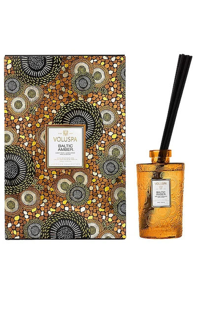 Voluspa Luxe Baltic Amber Diffuser In Baltic Amber
