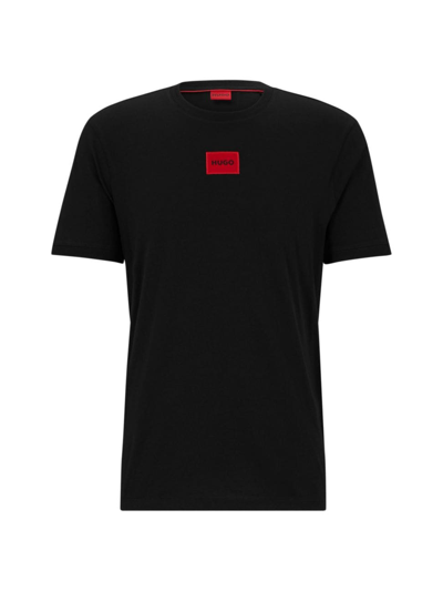 Shop Hugo Men's T-shirt In Black