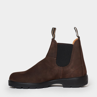 Blundstone Water-repellent Suede Ankle Boot In Dark Olive In Brown