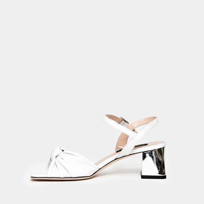 Shop Prezioso White Nappa Sandal