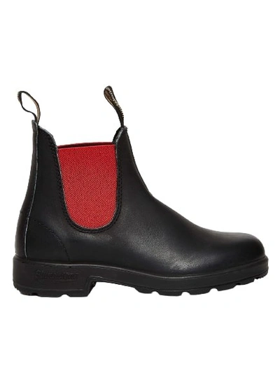 Shop Blundstone Chelsea Boot Black Rossoles In Black Leather