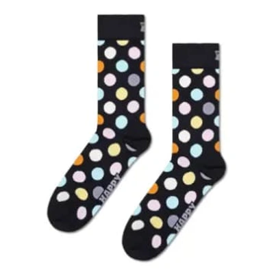 Shop Happy Socks Bdo01-9350 Big Dot Sock In Red