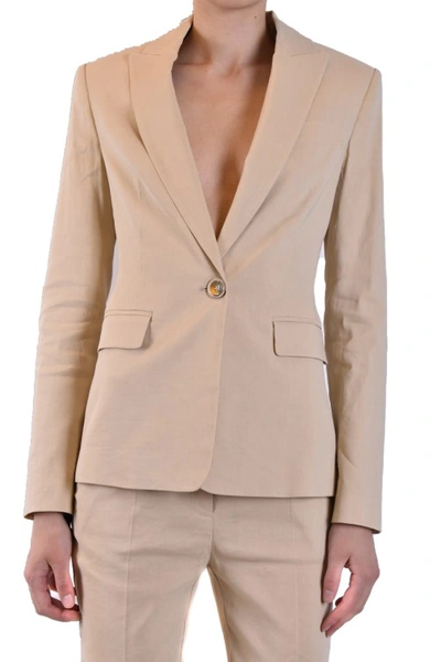 Pinko Tailored Jackets Featuring Back Vent In Neutrals