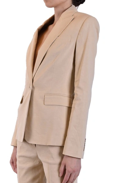 Pinko Tailored Jackets Featuring Back Vent In Neutrals