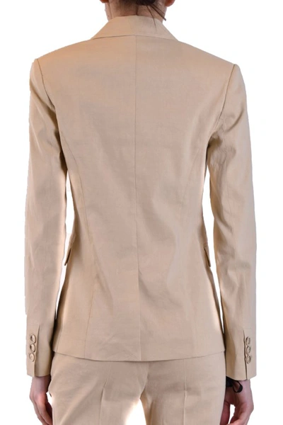 Pinko Tailored Jackets Featuring Back Vent In Neutrals