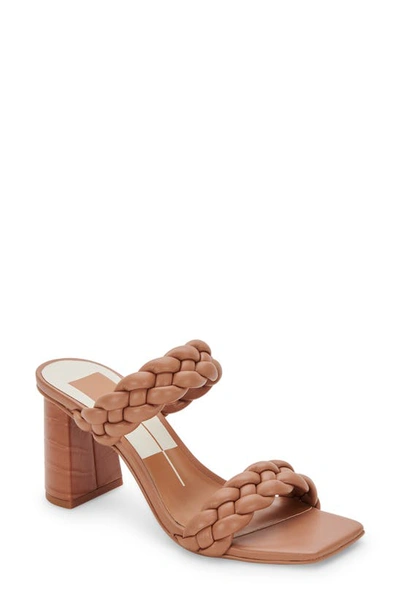 Shop Dolce Vita Paily Braided Sandal In Caramel Stella