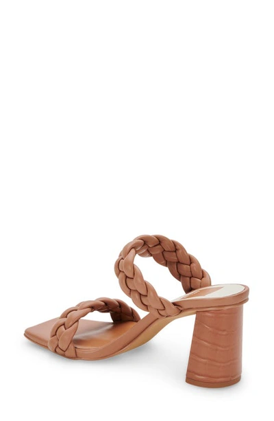 Shop Dolce Vita Paily Braided Sandal In Caramel Stella