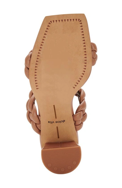 Dolce Vita Paily Braided Sandal In Caramel Stella
