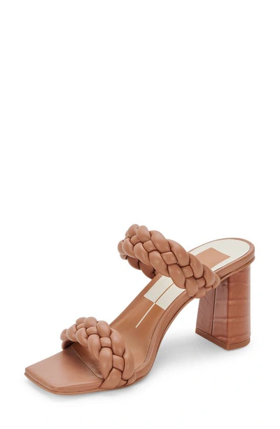 Dolce Vita Paily Braided Sandal In Caramel Stella