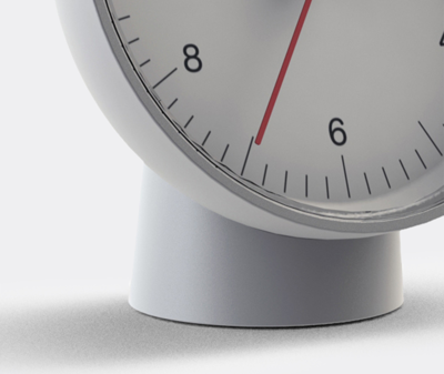 Hay Mirrors And Clocks White​ Uni In White​