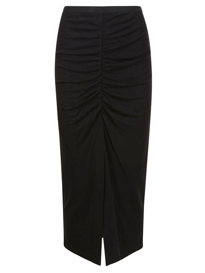 Shop Diane Von Furstenberg High Waist Ruched Skirt In Black