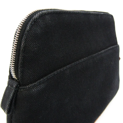 Shop Hermes Hermès Bolide Black Cotton Clutch Bag ()