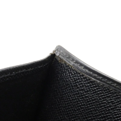 Pre-owned Louis Vuitton Portefeuille Marco Black Leather Wallet ()