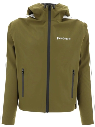 Shop Palm Angels Waterproof Jacket In Green