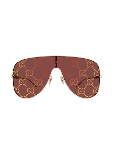 Shop Gucci Gg1436s In Brown