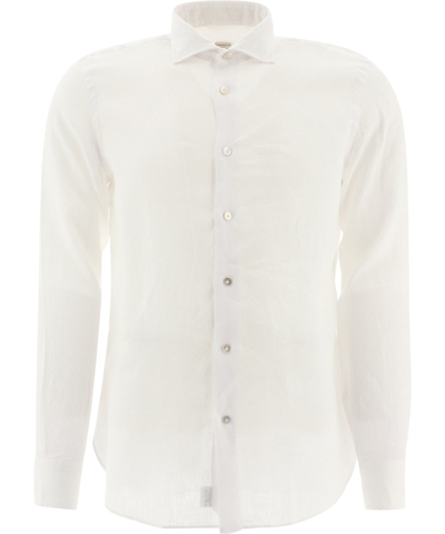 Shop Borriello Classic Linen Shirt