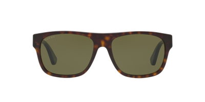 Shop Gucci Unisex Sunglass Gg0341s In Green