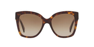 Gucci Unisex Sunglass Gg0459s In Brown