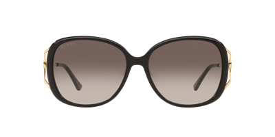 Gucci Woman Sunglass Gg0649sk In Grey Gradient