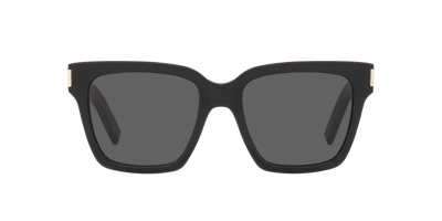Saint Laurent Square-frame Tinted-lens Sunglasses In Black