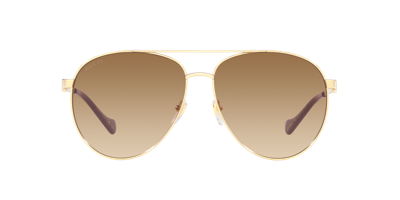 Gucci Woman Sunglass Gg1088s In Gold