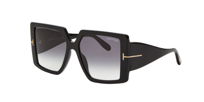 Tom Ford Oversize-frame Gradient-lens Sunglasses In Grey Grad