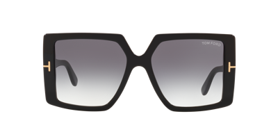 Tom Ford Oversize-frame Gradient-lens Sunglasses In Grey Grad