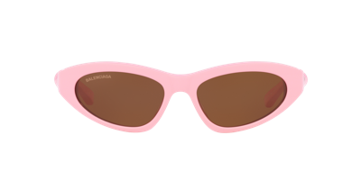 Shop Balenciaga Woman Sunglass Bb0207s In Pink