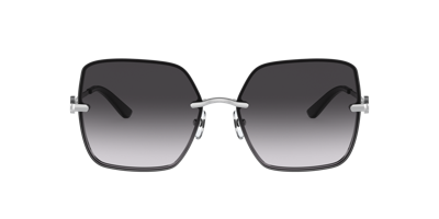 Tory Burch Woman Sunglass Ty6080 In Light Grey Gradient