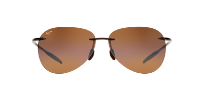 Maui Jim Unisex Sunglass 421 Sugar Beach In Bronze Mirror Polarized