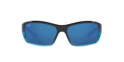 Shop Maui Jim Unisex Sunglass Barrier Reef In Blue Mir Pol