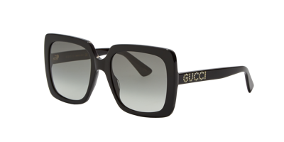 Shop Gucci Woman Sunglass Gg0418s In Grey Gradient