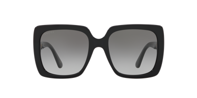 Shop Gucci Woman Sunglass Gg0418s In Grey Gradient