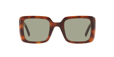 Saint Laurent Woman Sunglass Sl 497 In Green