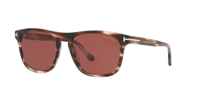 Shop Tom Ford Man Sunglass Ft0930 In Burgundy