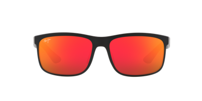 Maui Jim Unisex Sunglass Huelo In Red Mir Pol
