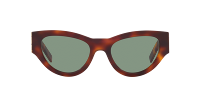 Saint Laurent Acetate Sl M94 Sunglasses In Green
