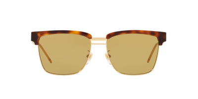 Shop Gucci Man Sunglass Gg0603s In Yellow