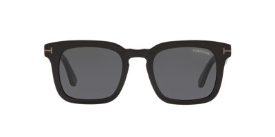 Tom Ford Dax Smoke Square Mens Sunglasses Ft0751f-n 01a 53 In Gunmetal