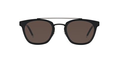 Saint Laurent Aviator Metal Sunglasses In Grey