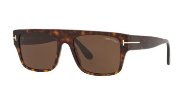 Tom Ford Tortoiseshell-effect Square-frame Sunglasses In Brown