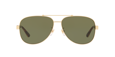 Shop Gucci Man Sunglass Gg0528s In Green