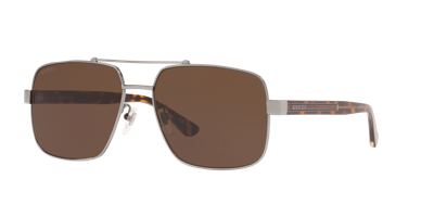 Shop Gucci Man Sunglass Gg0529s In Brown