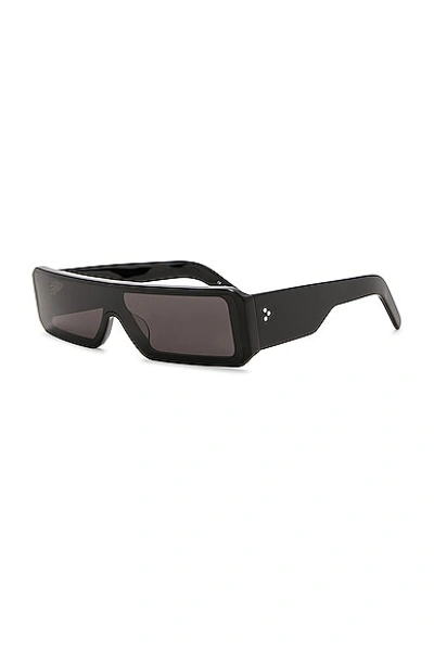 Shop Rick Owens Gethshades Sunglasses In Black & Black