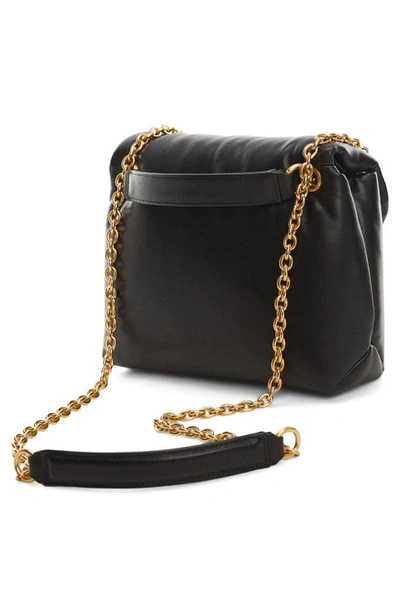 Shop Mango Envelope Faux Leather Convertible Shoulder Bag In Black