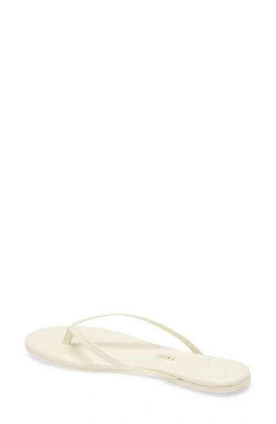 Shop Tkees 'lily' Flip Flop In Cream