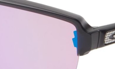 Oakley Corridor 42mm Semirimless Prizm™ Shield Sunglasses In Shiny Black