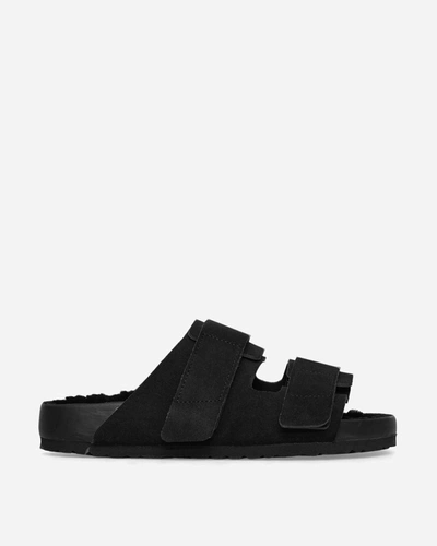 Shop Birkenstock Tekla Uji Sandals Slate In Black