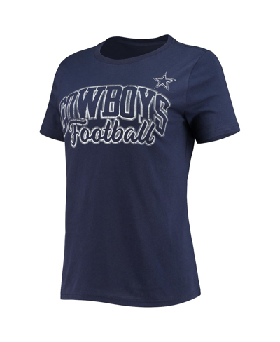 Shop Dallas Cowboys Women's Navy  Sydney T-shirt