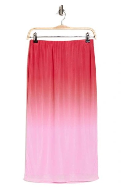 Shop Afrm Lynch Mesh Midi Skirt In Holiday Ombre